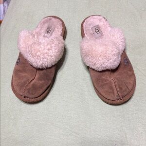 UGG Tan Shearling Slippers